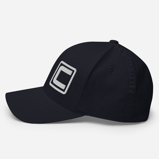 Structured Embroidered Logo Twill Cap